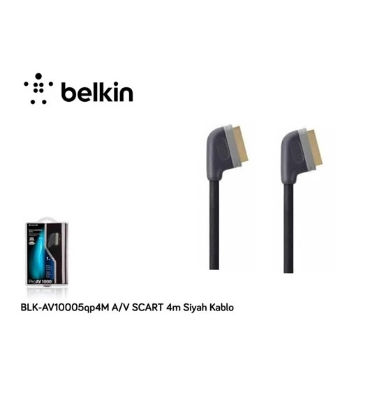 Belkin Blk-Av10005qp4m A/V Scart 4M Siyah Kablo