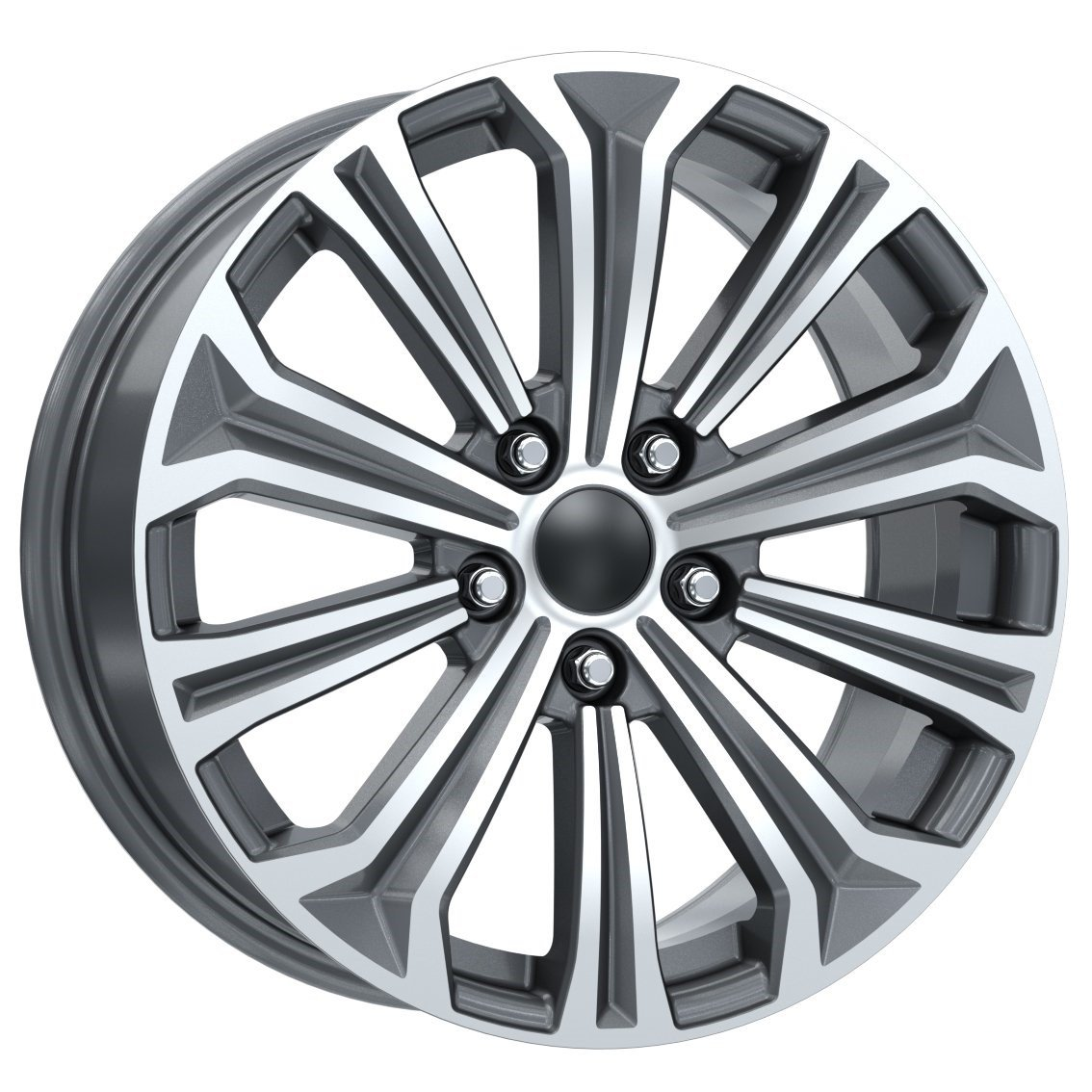DY 606 5X114.3-7.0X16 ET40 60.1 Gun Metal Grey Diamond 16 Jant