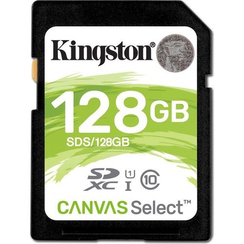 Kingston Canvas Select 128GB SD 80MB/s Class10 UHS-I SDS/128GB Hafıza Kartı