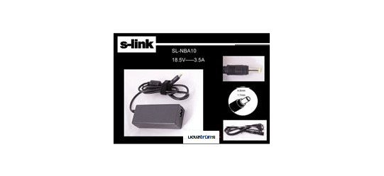 S-Lınk Sl-Nba10 18.5v 3.5a 4.8*1.7 Hp Notebook Standart Adaptör