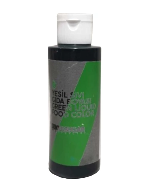 Şeker & Sugar Şeker Sugar 120 ML. Yeşil Sıvı Gıda Boyası