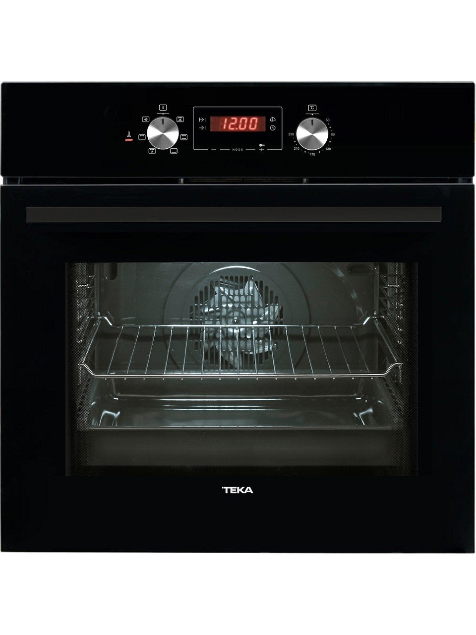 Teka - Hak 625 Bk - Ankastre Multifonksiyonel Dijital Ekranlı 65 Lt Siyah Cam Fırın