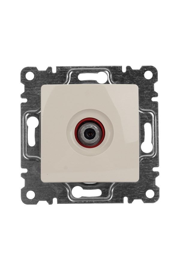 Lillium Krem Mod.F Konnektörlü Ge M30010133 Uydu Prizi