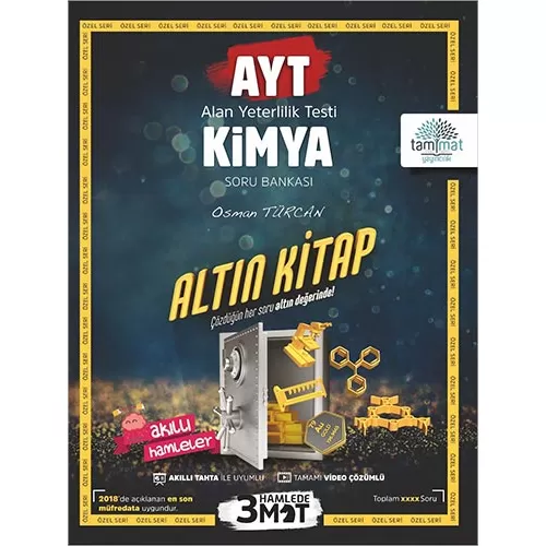 AYT Kimya Altın Kitap Tamamı Video Çözümlü Soru Bankası