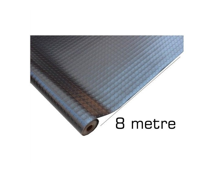 Homecare 3 Mm 1.10 Mt En X 8 Mt Uzunluk Siyah Taban Paspası