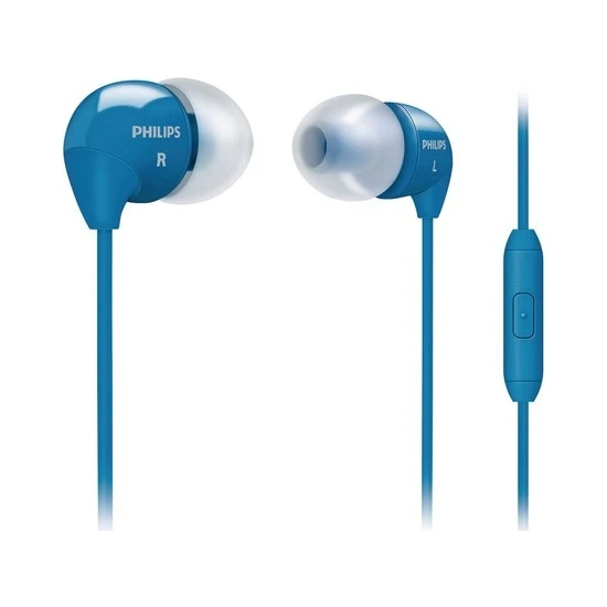 Philips SHE3595BL Mavi Mikrofonlu Kulak İçi Kulaklık