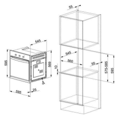 Franke SM 981P XS Smart Pirolitik Inox Ankastre Fırın