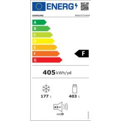 Samsung RB56TS754WW/TR F Enerji Sınıfı 580 Lt Twin Cooling Beyaz Buzdolabı