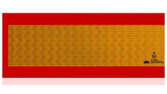 Mat Digital 565Mm X 200Mm E37 Onaylı Tır Arkası İşaret Reflektörü