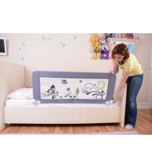 Miny Baby Portatif Katlanabilir Gri Yatak Bariyeri