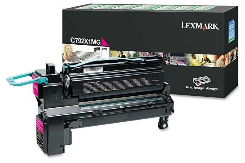 Lexmark C792-C792X1MG Kırmızı Orjinal Toner