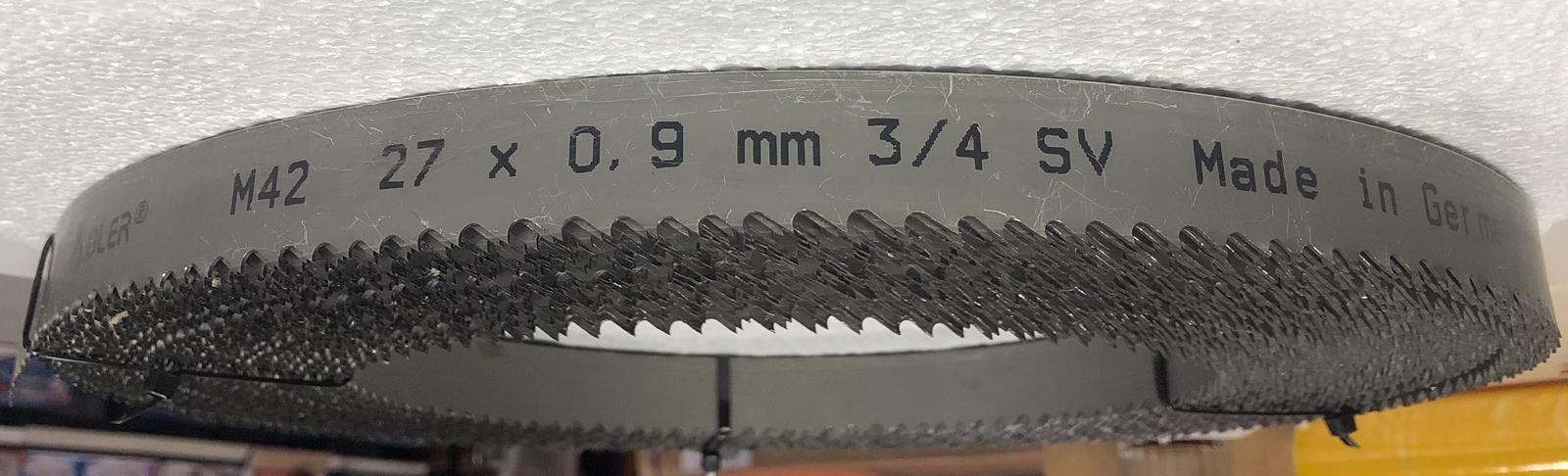 Adler Bi Metal M42 - 27X0,9 Mm - 3/4 Diş Sv Şerit Testere