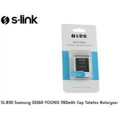 S-Link Sl-B110 Samsung S5360 Young 1150Mah Cep Bataryası