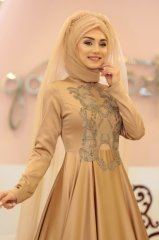 Gamze Özkul Gold Zühre Abiye