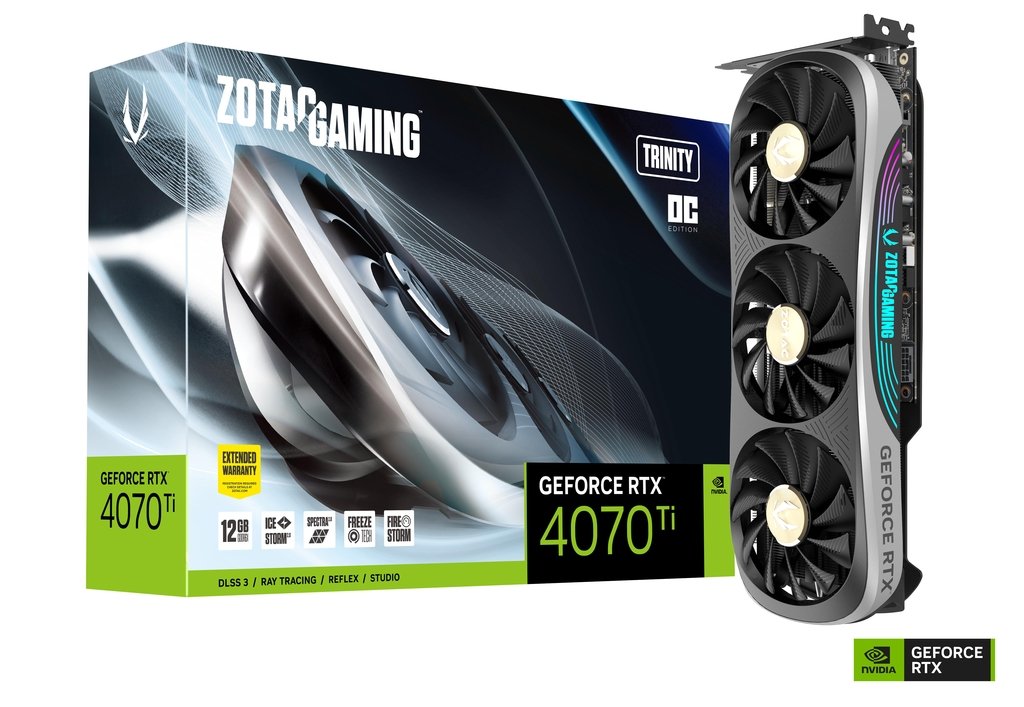 Zotac Nvıdıa Geforce RTX 4070Ti Trinity 12GB GDDR6X 192BIT Oc [ZT-D40710J-10P] Ekran Kartı
