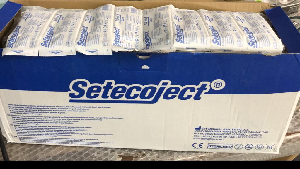 Setecoject 10 ml 3p Yeşil Enjektör