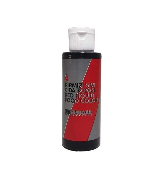 Şeker & Sugar Şeker Sugar 120 ML. Kırmızı Sıvı Gıda Boyası