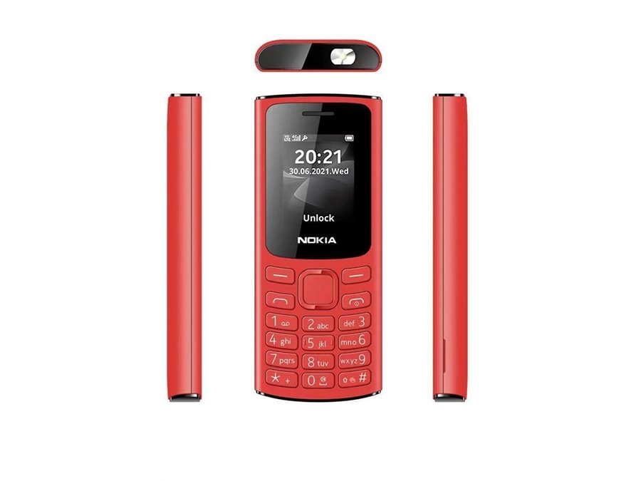Nokıa 700 Kamerasız Tuşlu Telefon KIRMIZI