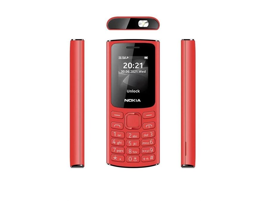 Nokıa 700 Kamerasız Tuşlu Telefon KIRMIZI