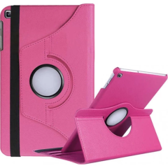 Colourful Case Samsung Galaxy Tab 4 T530 Dönebilen Stantlı Pembe