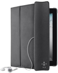 Belkin BLK-F8N747cwC00 iPad3 Kapak Stand Katlama Siyah Koruma Kılıfı