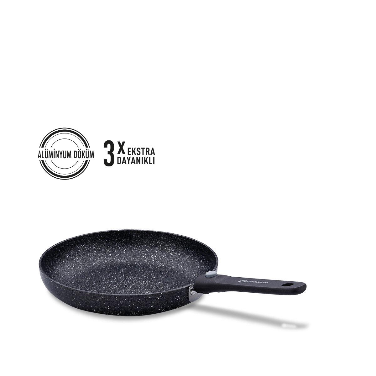 Korkmaz Pratika Sök-Tak Kulplu Tava 22 cm