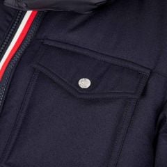 MONCLER Brazeau Dark Blue Mont