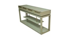 Ronline Mobilya [RO3-191] Yeşil  Ahşap Çekmeceli Konsol