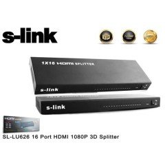 S-Link Sl-Lu626 16 Port Hdmı 1080P 3D Splitter