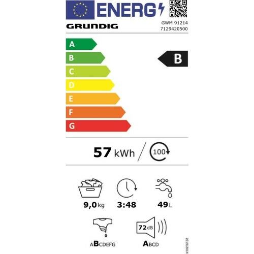 Grundig GWM 91214 B 9 kg 1200 Devir Çamaşır Makinesi