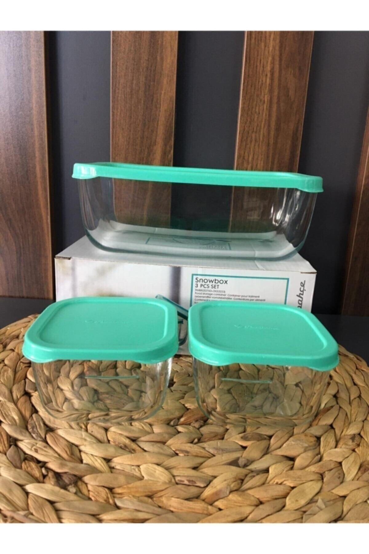 Paşabahçe Snow Box 3 Parça Saklama Kabı
