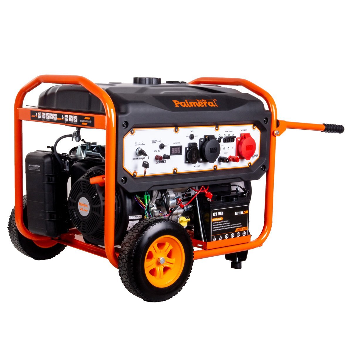 Palmera PA13000JMD 12.5 kVA Benzinli Monofaze Trifaze Dual Jeneratör