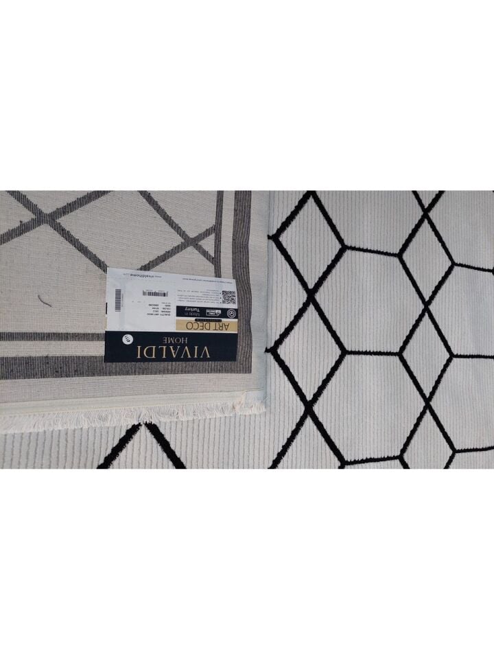 Vivaldi Art Deco 1012 Siyah 160x230 Akrilik Halı