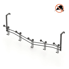 Tekno-tel Mg086 15'li Siyah Kapı Arkası Askısı