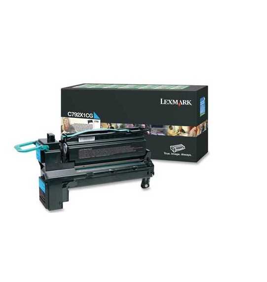 Lexmark C792-C792X1CG Mavi Orjinal Yüksek Kapasiteli Toner