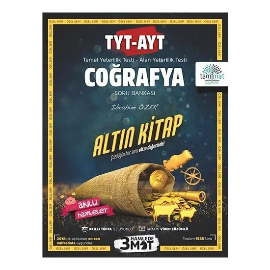TYT-AYT Coğrafya Altın Kitap Tamamı Video Çözümlü Soru Bankası